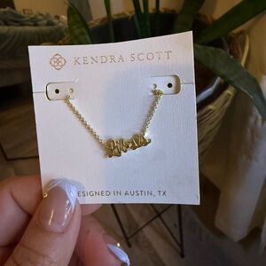 Open Box - Kendra Scott -  Lil Sis 14K Gold Over Bras Gold